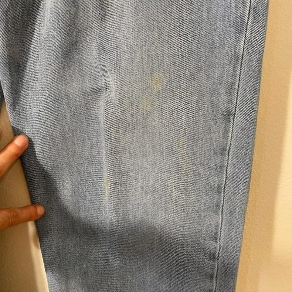 Levis Jeans Mens 36x30 Blue 550 Relaxed Fit Baggy Tapered Light Wash Denim - Picture 5 of 14